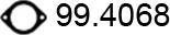 ASSO 99.4068 - Уплътнение, изпускателни тръби vvparts.bg