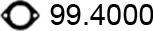 ASSO 99.4000 - Уплътнение, изпускателни тръби vvparts.bg