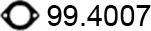 ASSO 99.4007 - Уплътнение, изпускателни тръби vvparts.bg