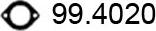 ASSO 99.4020 - Уплътнение, изпускателни тръби vvparts.bg
