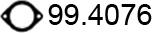 ASSO 99.4076 - Уплътнение, изпускателни тръби vvparts.bg