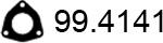 ASSO 99.4141 - Уплътнение, изпускателни тръби vvparts.bg