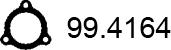 ASSO 99.4164 - Уплътнение, изпускателни тръби vvparts.bg
