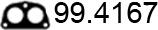 ASSO 99.4167 - Уплътнение, изпускателни тръби vvparts.bg