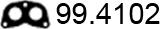 ASSO 99.4102 - Уплътнение, изпускателни тръби vvparts.bg