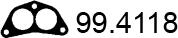 ASSO 99.4118 - Уплътнение, изпускателни тръби vvparts.bg
