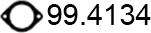 ASSO 99.4134 - Уплътнение, изпускателни тръби vvparts.bg