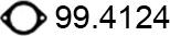 ASSO 99.4124 - Уплътнение, изпускателни тръби vvparts.bg