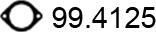 ASSO 99.4125 - Уплътнение, изпускателни тръби vvparts.bg