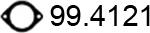 ASSO 99.4121 - Уплътнение, изпускателни тръби vvparts.bg