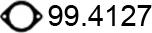 ASSO 99.4127 - Уплътнение, изпускателни тръби vvparts.bg