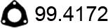 ASSO 99.4172 - Уплътнение, изпускателни тръби vvparts.bg