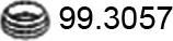 ASSO 99.3057 - Уплътнителен пръстен, изпуск. тръба vvparts.bg