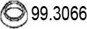 ASSO 99.3066 - Уплътнителен пръстен, изпуск. тръба vvparts.bg