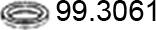 ASSO 99.3061 - Уплътнителен пръстен, изпуск. тръба vvparts.bg