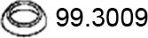 ASSO 99.3009 - Уплътнителен пръстен, изпуск. тръба vvparts.bg