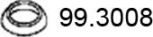 ASSO 99.3008 - Уплътнителен пръстен, изпуск. тръба vvparts.bg