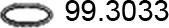 ASSO 99.3033 - Уплътнителен пръстен, изпуск. тръба vvparts.bg