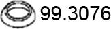 ASSO 99.3076 - Уплътнителен пръстен, изпуск. тръба vvparts.bg