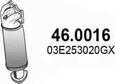 ASSO 46.0016 - Катализатор vvparts.bg