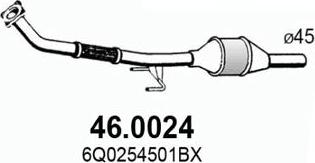 ASSO 46.0024 - Катализатор vvparts.bg