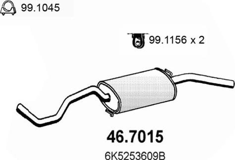 ASSO 46.7015 - Крайно гърне vvparts.bg