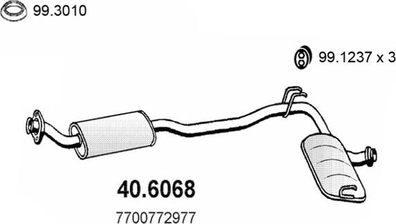 ASSO 40.6068 - Средно гърне vvparts.bg