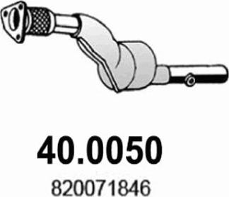 ASSO 40.0050 - Катализатор vvparts.bg