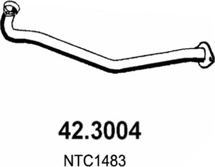 ASSO 42.3004 - Изпускателна тръба vvparts.bg