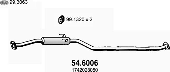 ASSO 54.6006 - Средно гърне vvparts.bg