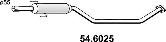 ASSO 54.6025 - Средно гърне vvparts.bg