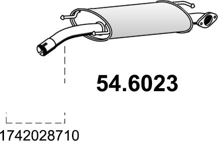 ASSO 54.6023 - Средно гърне vvparts.bg