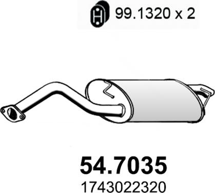 ASSO 54.7035 - Крайно гърне vvparts.bg