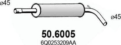 ASSO 50.6005 - Средно гърне vvparts.bg