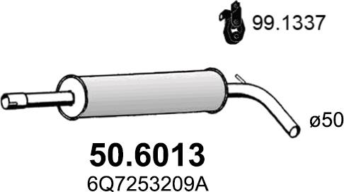 ASSO 50.6013 - Средно гърне vvparts.bg