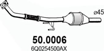 ASSO 50.0006 - Катализатор vvparts.bg