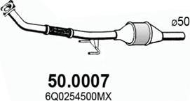 ASSO 50.0007 - Катализатор vvparts.bg