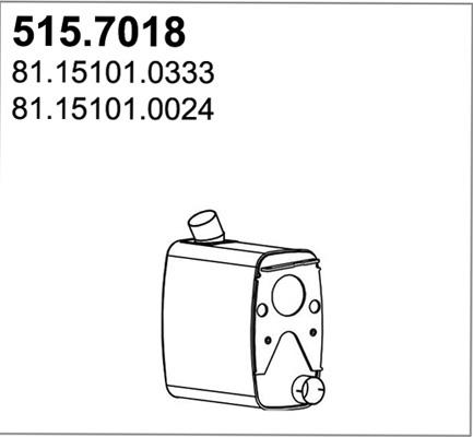 ASSO 515.7018 - Средно, задно гърне vvparts.bg