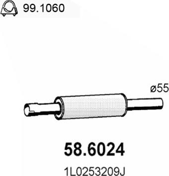 ASSO 58.6024 - Средно гърне vvparts.bg