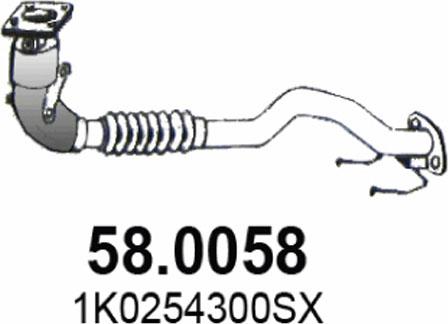 ASSO 58.0058 - Катализатор vvparts.bg