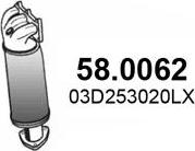 ASSO 58.0062 - Катализатор vvparts.bg