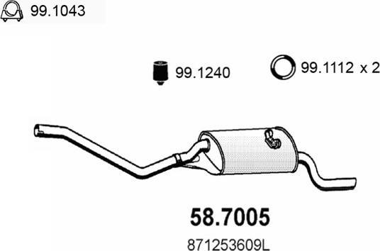 ASSO 58.7005 - Крайно гърне vvparts.bg