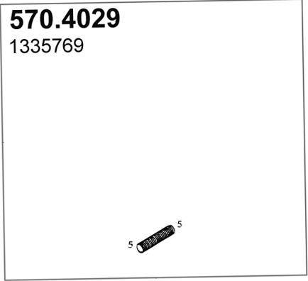 ASSO 570.4029 - Гъвкава тръба, изпускателна система vvparts.bg