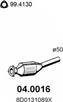 ASSO 04.0016 - Катализатор vvparts.bg