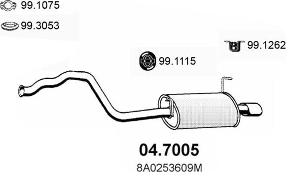 ASSO 04.7005 - Крайно гърне vvparts.bg