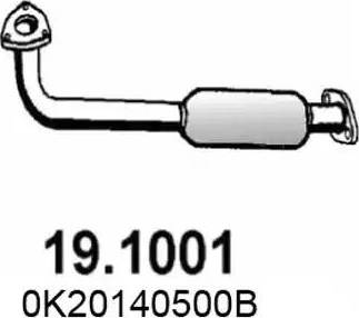 ASSO 19.1001 - Изпускателна тръба vvparts.bg