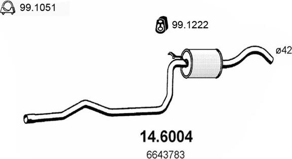 ASSO 14.6004 - Средно гърне vvparts.bg