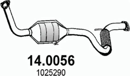 ASSO 14.0056 - Катализатор vvparts.bg