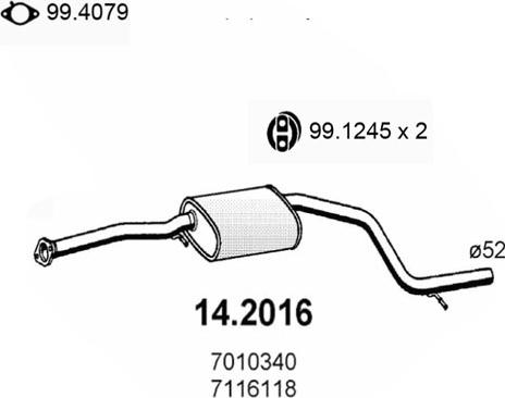 ASSO 14.2016 - Предно гърне vvparts.bg