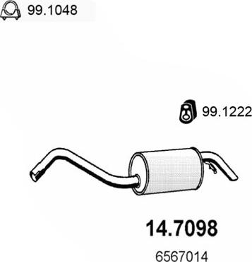 ASSO 14.7098 - Крайно гърне vvparts.bg